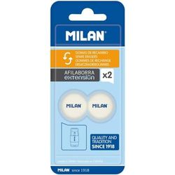 Blister 2 Pezzi Ricambio Gomma Temperamatite Estensione Milano, BNM10486