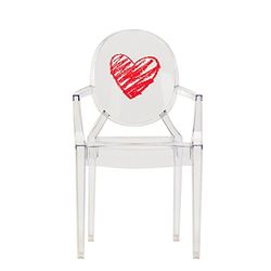 Kartell Lou Ghost Chaise, 2.7 x 37 x 63 cm