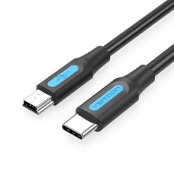 Cable usb - cable usb-c a micro usb, longitud de 2 m, tipo macho a macho, transferencia de datos rápida, color negro y durable.*