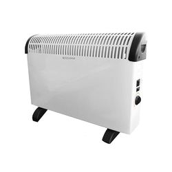 convector, 2000 W, zwart en wit, 48 x 68 cm, convector, 3 standen, met oververhittingsbeveiliging