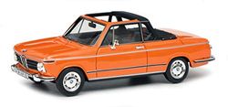 Schuco 450908600, oranje BMW 2002 Cabrio, Baur, Resin, modelauto, 1:43