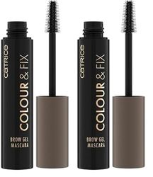 Catrice Cosmetics Colour et Fix Brow Gel Mascara, Longue Durée, Mettant en Valeur L'Oeil, Fixant, Naturel (5ml) (Lot de 2)