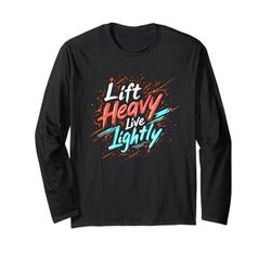 Sollevare Heavy Live Leggermente Sollevamento pesi Psicologia positiva Maglia a Manica