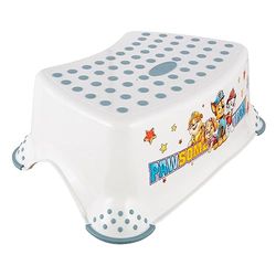 keeeper Opstapje, krukje met Paw Patrol, vanaf ca. 3 tot ca. 14 jaar, antislip-oppervlak, Tomek, wit