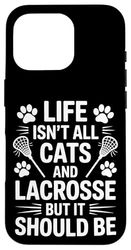 Cats And Lacrosse Case for iPhone 16 Pro