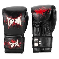 Tapout Bokshandschoenen van leer (1 paar) Rialto, zwart/ecru/rood, 14 oz, 960006