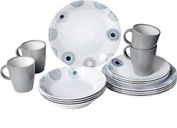 BRUNNER Lunch Box Set Piatti Deep Sea 16 Pezzi