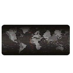 Muismat voor PC HP OMEN toetsenbord kantoor kaart waterafstotend 40 x 90 cm (zwart)