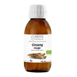 EXTRAIT HYDROALCOOLIQUE de GINSENG DE CHINE ROUGE - Panax ginseng (BIO)