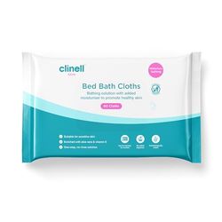 Clinell Skin Body Care Wipes - Pack of 8 - 60 per Pack (480 Wipes) - Easy to Use, Containing Aloe Vera. Dermatologically Tested, Alcohol-Free, Gentle pH Neutral Formula