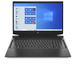 HP - Gaming Pavilion 16-a0003sl Notebook, Intel Core i5-10300H, RAM 16 GB, SSD 256 GB, NVIDIA GeForce GTX 1650Ti 4 GB, Windows 10 Home, Schermo 16.1” FHD IPS, Audio B&O, Webcam, USB-C, RJ-45, Nero