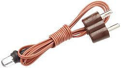 Rulke Rulke0113151 - Lámpara led con Cable y Enchufe (5 mm), Color marrón