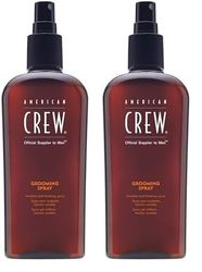 American Crew - Grooming Spray - Spray Cheveux Homme - Spray Coiffant Fixation Variable - Produit Coiffant Brillance Naturelle à Forte - Produit Cheveux de Finition - 250 ml (Lot de 2)