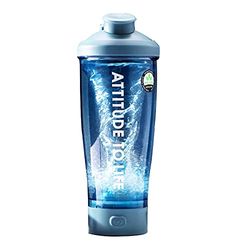 Elektrischer Protein-Pulver-Shaker-Flaschen, tragbar, Vortex-Handmischbecher, BPA-frei, Tritan-Tasse für Fitness, Cocktail, Smoothie, bestes Fitness-Zubehör für Männer (blau)