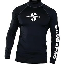 Scubapro Rash Guard Noir ML H-XL Kit de détendeur pour plongée en Eau Froide Unisex-Adult, Black