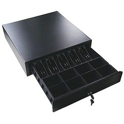 Cajón Bajo Mesa para Dinero, Mediano, Económico, con 5 Compartimentos para Billetes, Seguridad de Dinero, HDWR HD-KER41