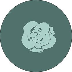 Bonateks, Ronde digitaal bedrukte muismat, antislip onderkant, voor kantoor en thuis, diameter: 22 cm
