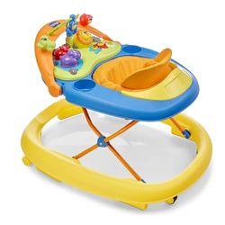 Chicco Walky Talky Baby Walker Loopstoel met Elektronisch Activiteitencentrum, 3D-Speelboog, Licht en Geluid, in Hoogte Verstelbaar, Compacte Sluiting - Babyspeelgoed 6+ Maanden, Max. 12 kg