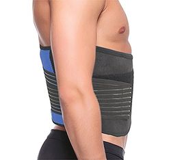 Aidapt Large Adjustable Neoprene Back Brace Lumbar, Lower Back Breathable Support Belt