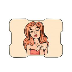 Bonamaison, Digital Printed Mouse Pad, Non-Slip Base, for Office and Home, Size: 22 x 18 cm