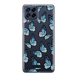 ERT GROUP mobiltelefonfodral för Samsung M53 5G originalt och officiellt licensierat Babaco mönster Butterflies 002 optimalt anpassad till formen på mobiltelefonen, fodral tillverkad av TPU-plast