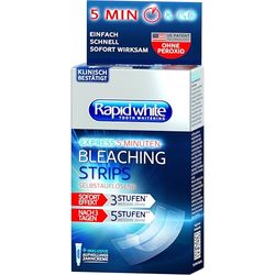 Rapid White Strisce sbiancanti, confezione da 1 (6 bustine), per denti più bianchi in 3 giorni, sbiancamento dei denti visibile per la casa, sbiancamento dei denti senza perossido di idrogeno