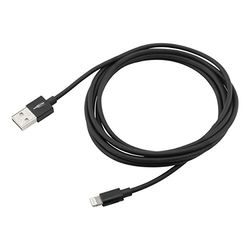 ANSMANN Lightning data och laddningskabel, med Apple MFI-certifiering, mycket flexibel kabel av TPE-plast med sprutad dragavlastning, för t.ex. Apple iPhone iPod och iPad/200 cm lång