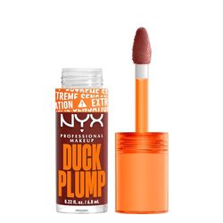 NYX Professional Makeup Gloss Rimpolpante, Altamente Pigmentato, Volume Immediato e Duraturo, Arricchito con Zenzero Piccante, Duck Plump, Tonalità: Wine Not?, 6,8 ml