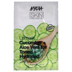 Nykaa Naturals Skin Secrets Bubble Sheet Mask - Provides Hydration and Soothes Skin - Reduces Puffiness and Redness - Leaves You Feeling Fresh and Clean - Cucumber and Aloe - 0.67 oz