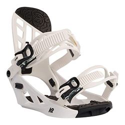 K2 You+h Fixation Snowboard Jeunesse Unisexe, Blanc, M (EU: 35,5-39,5 — US: 5-8 — MP: 220-250)