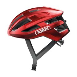 ABUS PowerDome racefietshelm - lichte fietshelm met slim ventilatiesysteem en aerodynamisch profiel - Made in Italy - voor dames en heren - Rood, maat L