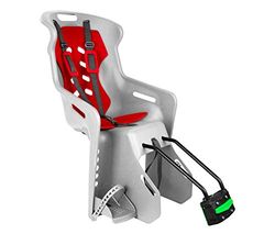 Nfun Unisex baby Levendig achterbank met framebevestiging, grijs/rood, alleen