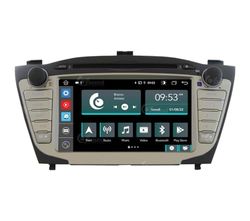 Konkretne radio samochodowe dla Hyundai IX35 z GPS, kamerą i standardowym wzmacniaczem (mały lcd) Android GPS Bluetooth WiFi USB DAB+ Touchscreen 7" 8core Carplay AndroidAuto