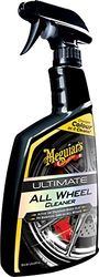 Meguiar's G180124EU Ultimate All Wheel Cleaner Iron Remover 709ml, Changes colour as it cleans!, Brown, purple