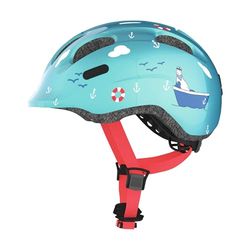 ABUS Smiley 2.0 Kinderhelm - Fietshelm voor Meisjes en Jongens - 77543 - Turquoise, Maat M​