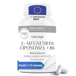 Citrato de Magnesio Liposomal con Vitamina B6: Alta Absorción para el bienestar articular, salud ósea y muscular. Favorece la función del cartílago y producción de colágeno, 90 cápsulas.
