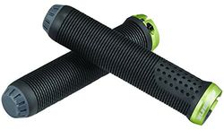 Spank Grips Spike 33 Poignées VTT Mixte Adulte, Black/Green