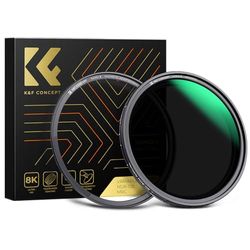 K&F Concept 72mm Nano-X Magnetico Filtro ND Variabile ND8-ND128 (5 f-Stops) con Anello Adattatore Magnetico, Filtro ND Magnetico a Densità Neutra con 28 Strati di Nano Rivestimento
