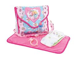 Heless 978 - accessoires voor poppen, luiertas in eenhoorn-design Emil en Fee Emma met veel accessoires
