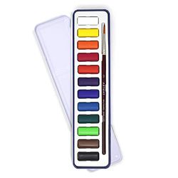 Artway 2302690 Watercolour Paint Set with Size 3 Brush