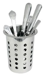 Olympia Rotondo posate cestino porta utensili da cucina in acciaio INOX cucchiaio vassoi