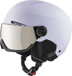 ALPINA Unisex - Vuxna, ARBER VISOR Q-LITE Skidhjälm, lilac matt, 54-58 cm