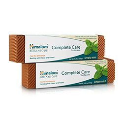 Himalaya Botanique Simply Mint Complete Care Toothpaste| Refreshing Mint Flavour | Strong Teeth | Healthy Gums and anti-inflammatory | Fresh Breath -150g (Pack of 2)
