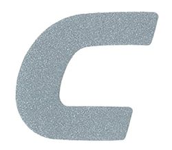Quattroerre Refractive Sticker Letter C