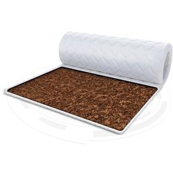 FDM Topper KOKOS Colchón Topper 200 x 200 cm, dureza H4, Altura Aprox. 1 cm, Apto para alérgicos, Certificado Öko-Tex, Color Blanco