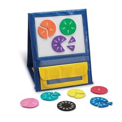 Learning Resources Dubbelzijdige magnetische Rainbow Fraction-cirkels voor docenten, leeftijd 6+, 51 delen, lesmateriaal, rekenen