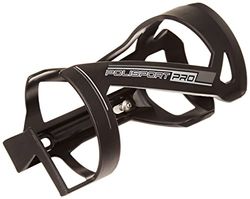 POLISPORT 8646400001 - Bidonhouder model SIDE CAGE PRO voor MTB-fietsen, licht, stevig en snel te monteren in zwart/grijs