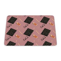 Questo Casa, Tappetino per mouse con stampa digitale, antiscivolo, per ufficio, dimensioni: 22 x 18 cm