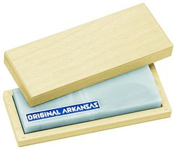 Herbertz Pedra Arkansas para adultos, unissexo, 10 x 4 cm, em caixa de madeira, multicolor, M