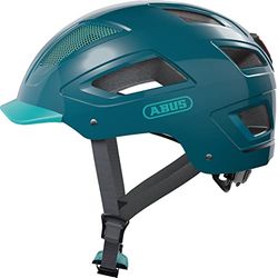 ABUS Hyban 2.0 Casco da città - Casco da città per uso quotidiano con calotta rigida in ABS - Per uomo e donna - Verde, Taglia L
